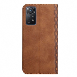 Folio-hoesje voor Xiaomi Redmi Note 11 Pro / 11 Pro 5G Kubusgeometrie