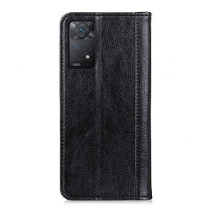 Folio-hoesje voor Xiaomi Redmi Note 11 Pro / 11 Pro 5G Sylvester Kunstleer