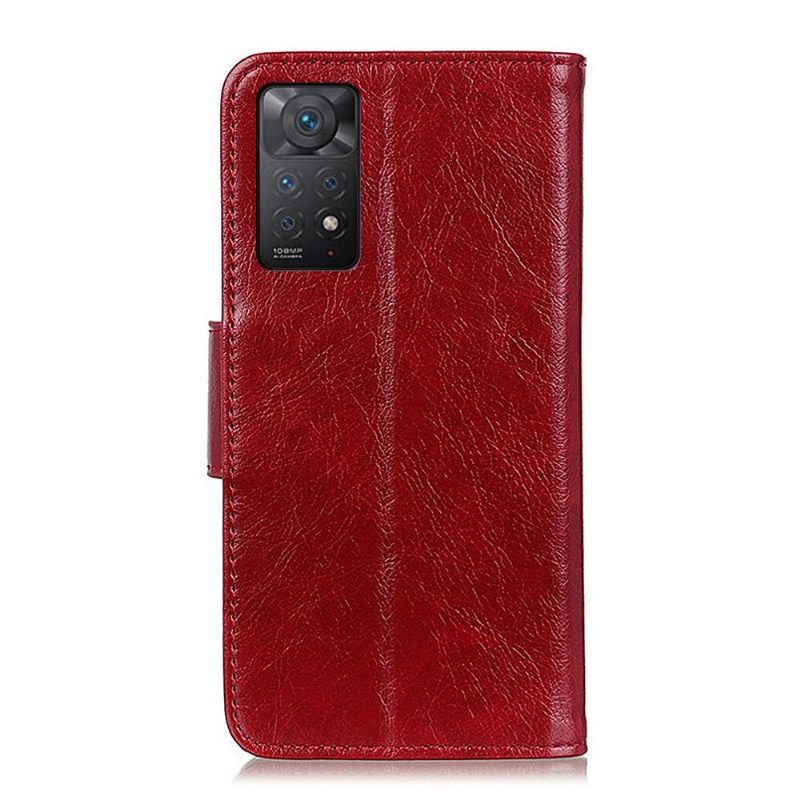 Folio-hoesje voor Xiaomi Redmi Note 11 Pro / 11 Pro 5G Verouderde Lederen Stijl