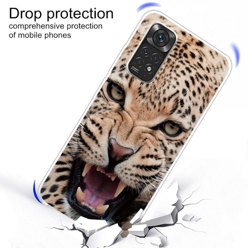 Hoesje voor Xiaomi Redmi Note 11 Pro / 11 Pro 5G Brullende Luipaard
