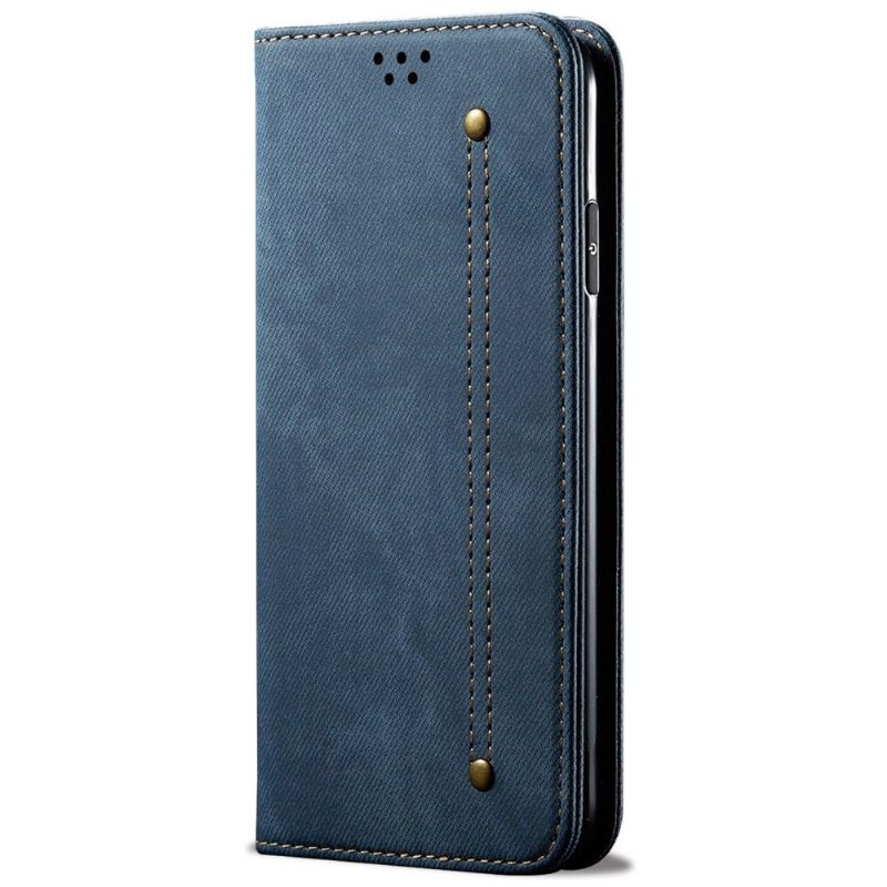Leren Hoesje voor Xiaomi Redmi Note 11 Pro / 11 Pro 5G Bescherming De Giulia Style Jeans