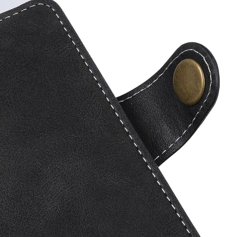 Leren Hoesje voor Xiaomi Redmi Note 11 Pro / 11 Pro 5G Bescherming S-vorm Leereffect Zichtbare Naden