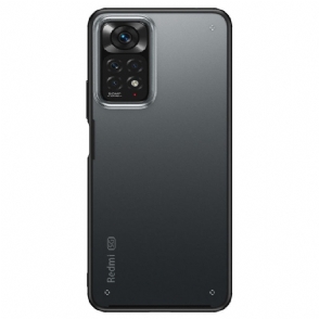 Telefoonhoesje voor Xiaomi Redmi Note 11 Pro / 11 Pro 5G Bescherming Armor Series Semi Clear