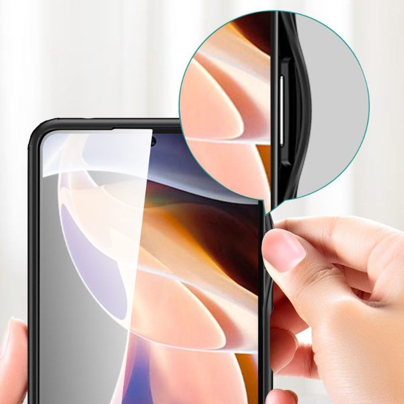 Telefoonhoesje voor Xiaomi Redmi Note 11 Pro / 11 Pro 5G Bescherming Armor Series Semi Clear