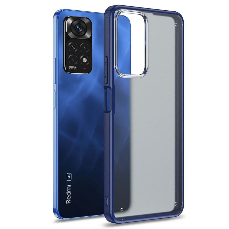 Telefoonhoesje voor Xiaomi Redmi Note 11 Pro / 11 Pro 5G Bescherming Armor Series Semi Clear