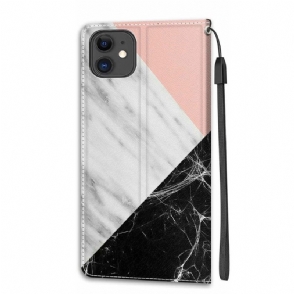 Flip Case voor iPhone 11 Drie Patronen