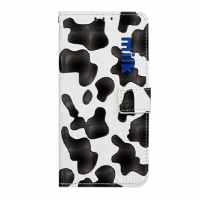 Flip Case voor iPhone 11 Koe Stijl + Schouderriem