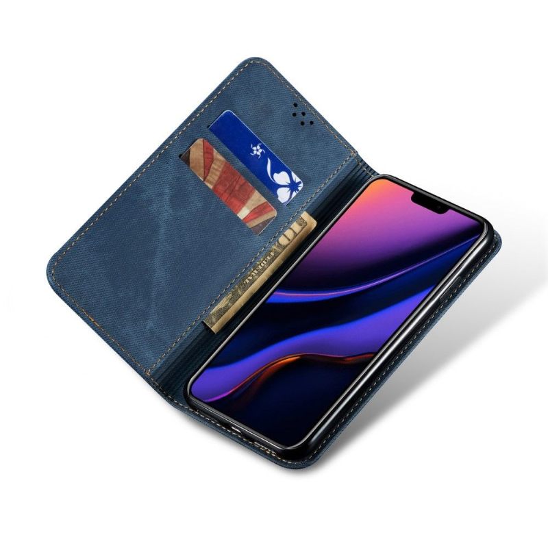 Folio-hoesje voor iPhone 11 Blauwe Jeans Stijl
