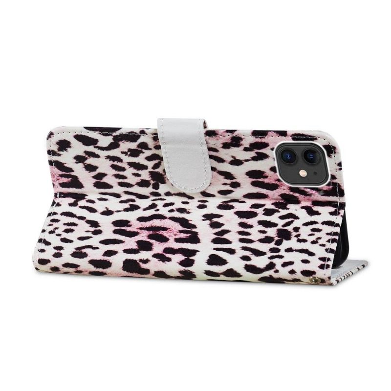Folio-hoesje voor iPhone 11 Luipaardpatroon