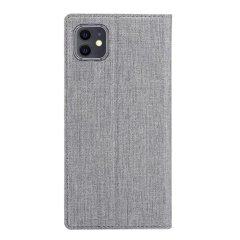 Folio-hoesje voor iPhone 11 Ondersteuningsfunctie Voor Beugels