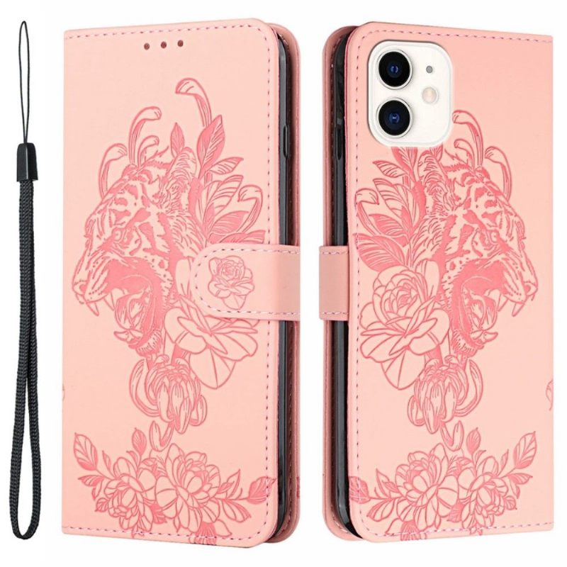 Folio-hoesje voor iPhone 11 Tijgerontwerp