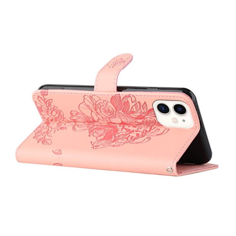 Folio-hoesje voor iPhone 11 Tijgerontwerp