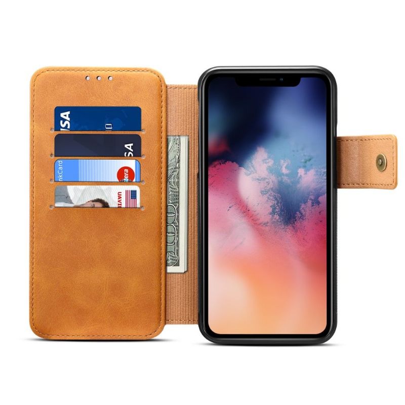 Hoesje Folio-hoesje voor iPhone 11 Anti-fall Afneembaar