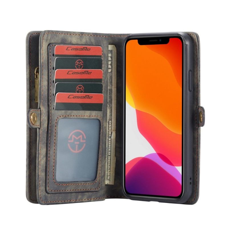 Hoesje Folio-hoesje voor iPhone 11 Portemonnee Magnetische Schaal