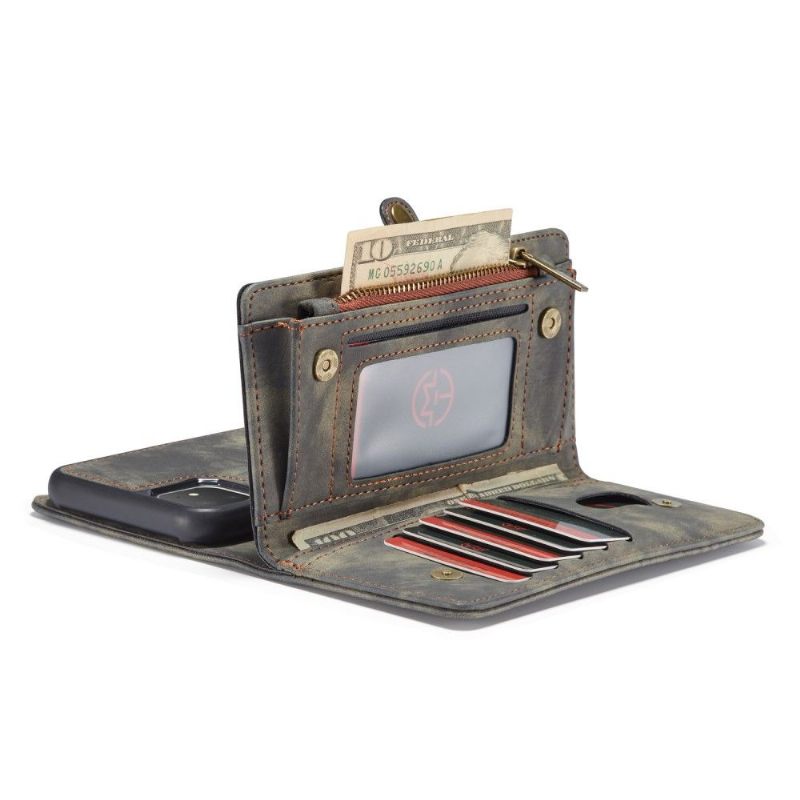Hoesje Folio-hoesje voor iPhone 11 Portemonnee Magnetische Schaal