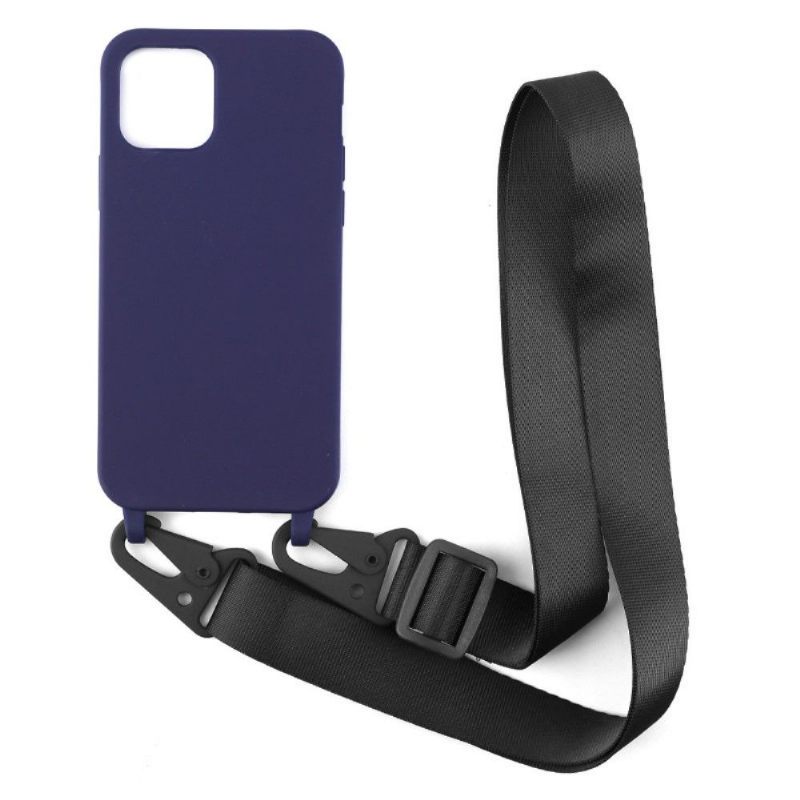 Hoesje voor iPhone 11 Bescherming Hoesje Bescherming Met Lanyard
