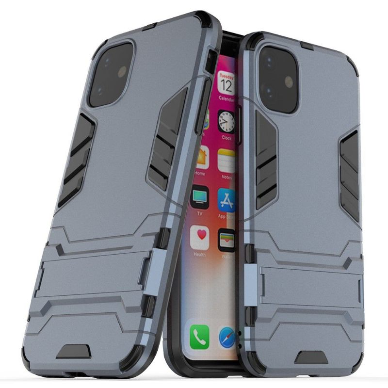 Hoesje voor iPhone 11 Cool Guard Schokbestendig Met Geïntegreerde Standaard