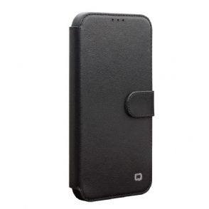 Hoesje voor iPhone 11 Folio-hoesje Echt Leer