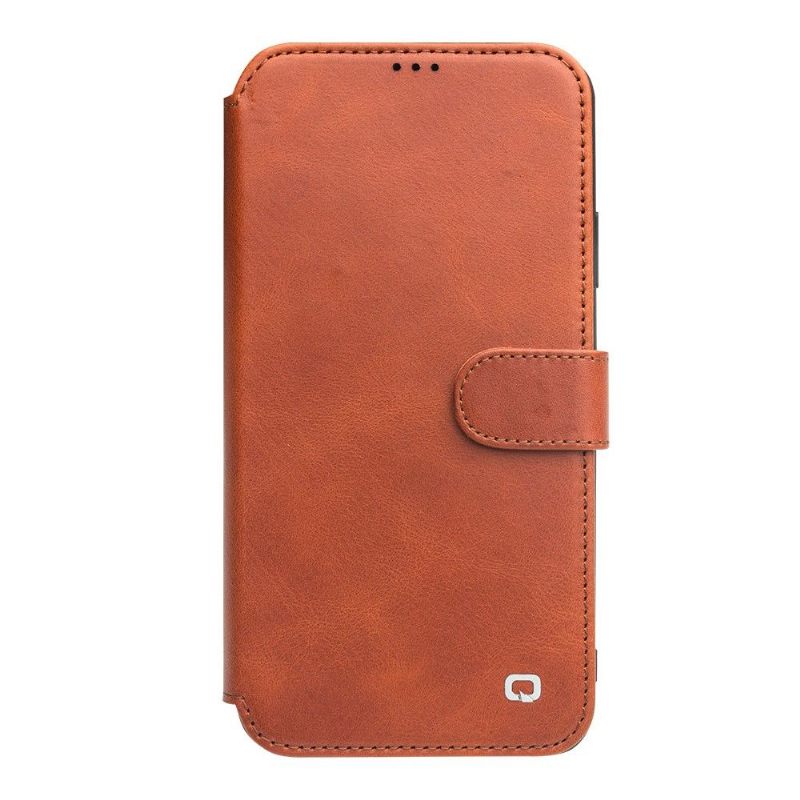 Hoesje voor iPhone 11 Folio-hoesje Echt Leer