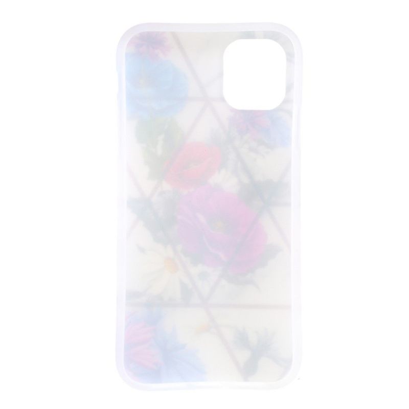 Hoesje voor iPhone 11 Siliconen Kleurrijke Bloemen