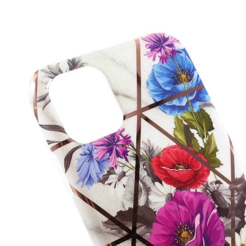 Hoesje voor iPhone 11 Siliconen Kleurrijke Bloemen