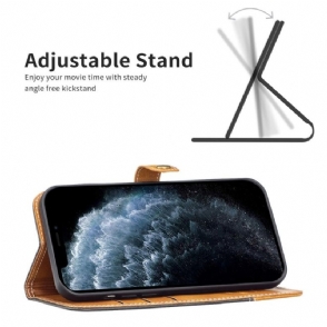 Leren Hoesje voor iPhone 11 Bescherming Binfen Series-8 Zichtbare Naden