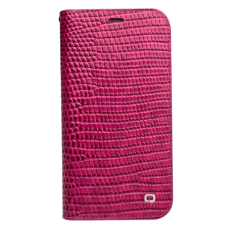Leren Hoesje voor iPhone 11 Echt Leer Met Krokodilleneffect - Roze