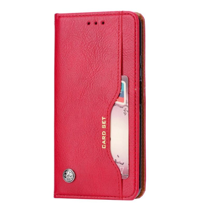 Folio-hoesje voor Honor 20 Leren Effect Stand Case