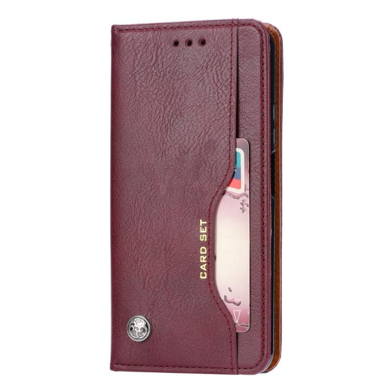 Folio-hoesje voor Honor 20 Leren Effect Stand Case
