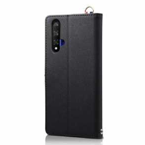 Folio-hoesje voor Honor 20 Vintage Stippen