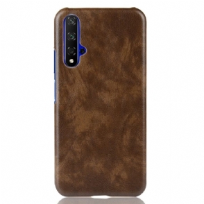 Hoesje voor Honor 20 Premium Leereffect
