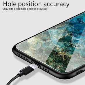 Telefoonhoesje voor Honor 20 Jade Glazen Achterkant