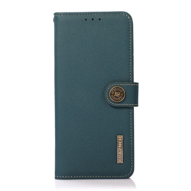 Folio-hoesje voor Vivo V23 5G Khazneh Klassiek Leer