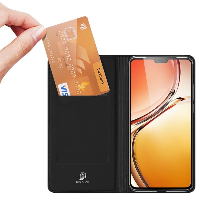 Folio-hoesje voor Vivo V23 5G Zakelijk Satijneffect