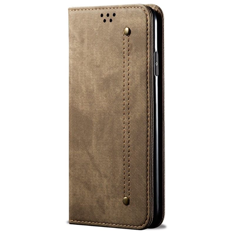 Leren Hoesje voor Vivo V23 5G De Giulia Style Jeans