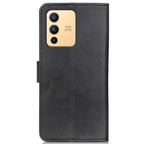 Leren Hoesje voor Vivo V23 5G Marius Mat Leereffect