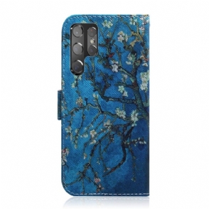 Cover voor Samsung Galaxy S22 Ultra 5G Amandelbloesem