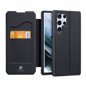 Cover voor Samsung Galaxy S22 Ultra 5G Folio-hoesje Ducis X-serie