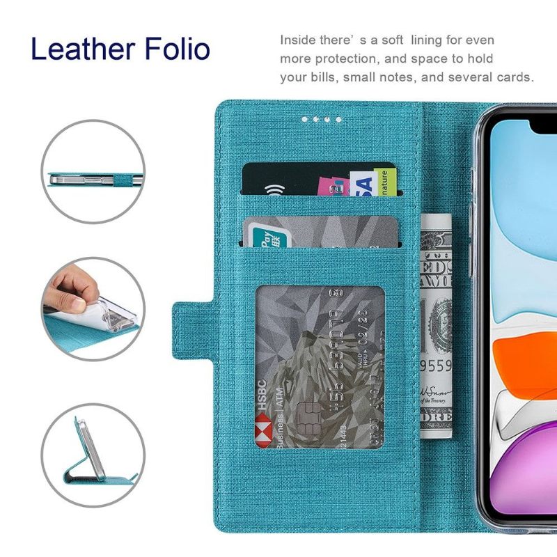 Flip Case voor Samsung Galaxy S22 Ultra 5G Ondersteuningsfunctie Voor Beugels