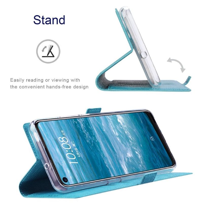 Flip Case voor Samsung Galaxy S22 Ultra 5G Ondersteuningsfunctie Voor Beugels