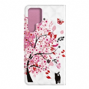 Folio-hoesje voor Samsung Galaxy S22 Ultra 5G Bloemenboom