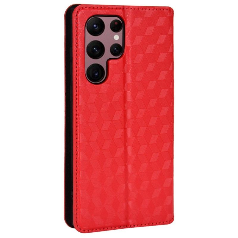 Folio-hoesje voor Samsung Galaxy S22 Ultra 5G Ontwerpgeometrie