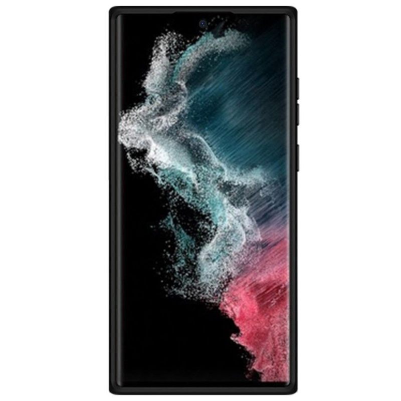 Hoesje voor Samsung Galaxy S22 Ultra 5G Achterste Lensdop Van Vloeibare Siliconen