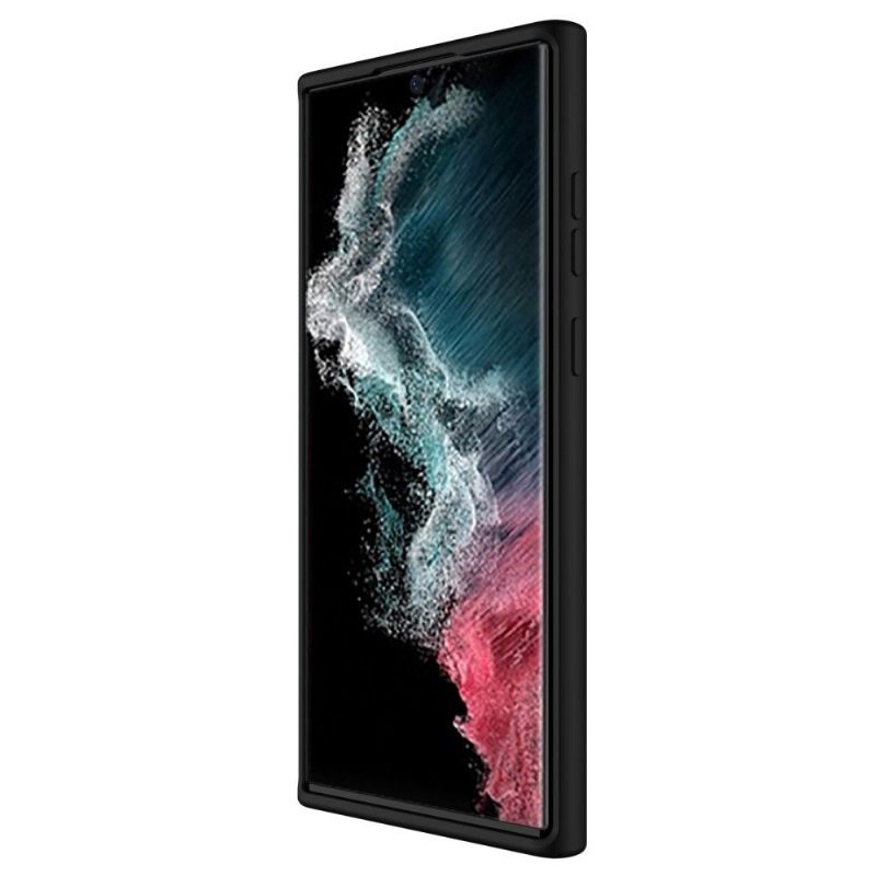 Hoesje voor Samsung Galaxy S22 Ultra 5G Achterste Lensdop Van Vloeibare Siliconen