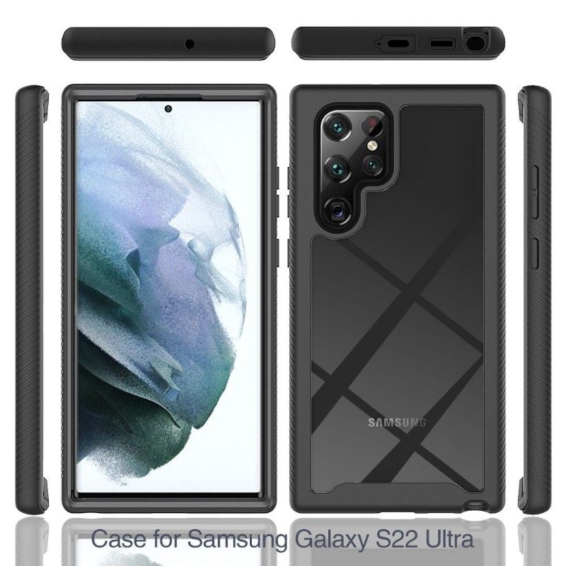 Hoesje voor Samsung Galaxy S22 Ultra 5G Hybrid Clear Back Schokbestendig