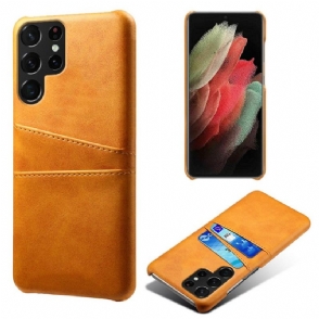 Hoesje voor Samsung Galaxy S22 Ultra 5G Kaarthouder Melodie