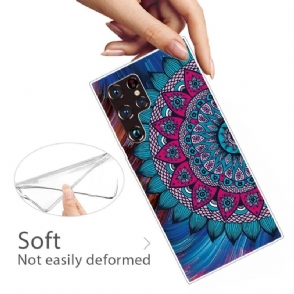 Hoesje voor Samsung Galaxy S22 Ultra 5G Kleurrijke Mandala