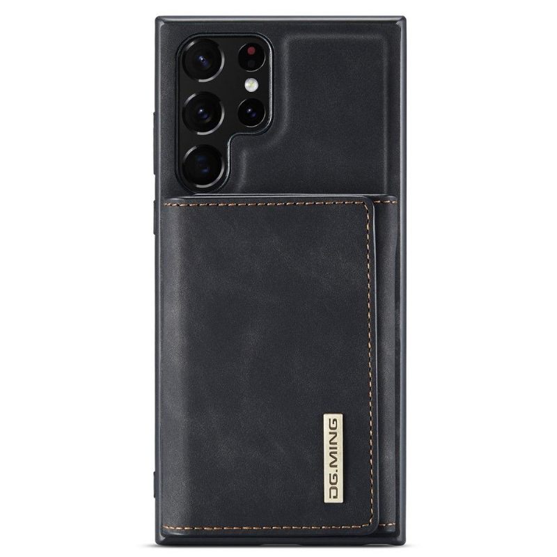 Hoesje voor Samsung Galaxy S22 Ultra 5G M1-serie Afneembare Kaarthouder