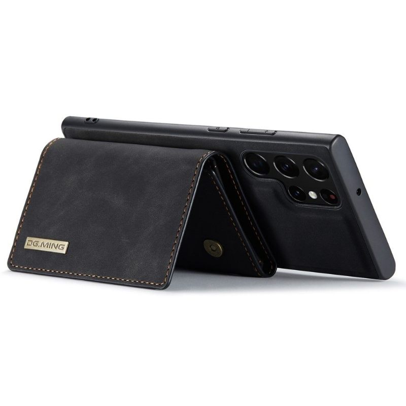 Hoesje voor Samsung Galaxy S22 Ultra 5G M1-serie Afneembare Kaarthouder