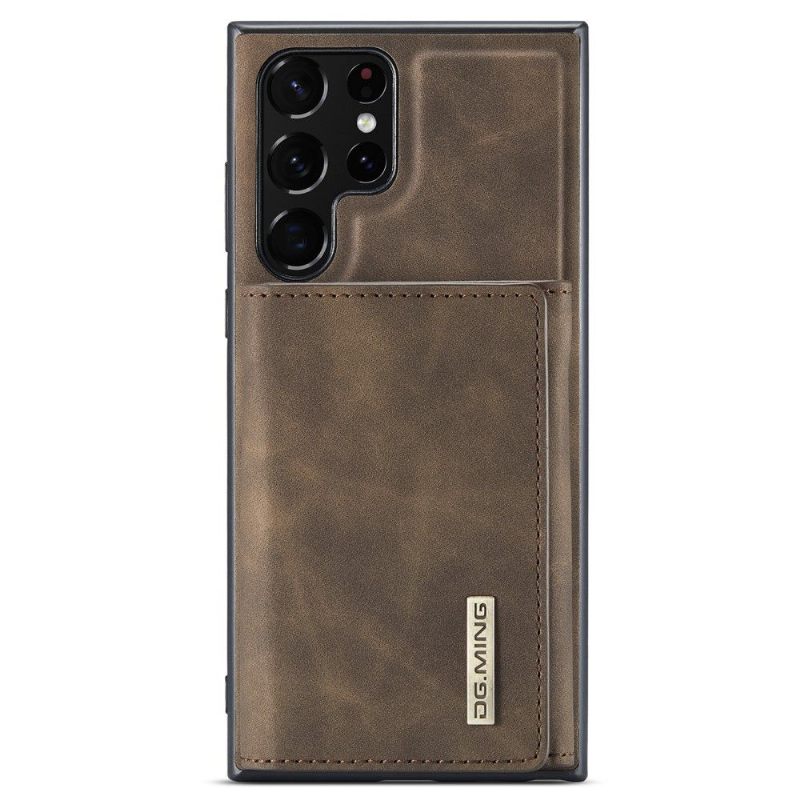 Hoesje voor Samsung Galaxy S22 Ultra 5G M1-serie Afneembare Kaarthouder